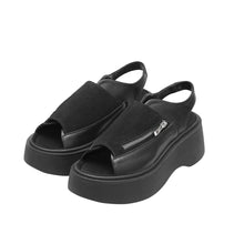 САНДАЛИИ ZIP SUMMER PORA W BL